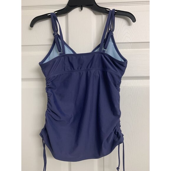 Athleta Tankini Top Ruched Baby Doll Size 34 C - Picture 3 of 8